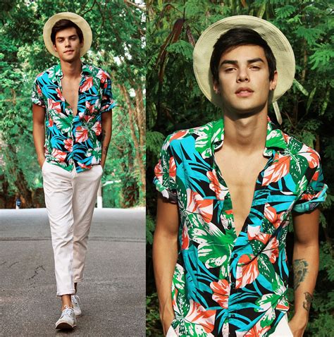 Lets Take A Walk Around The Block Hawaiian Shirt Outfit Luau