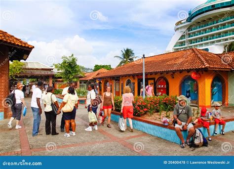 Castries St Lucia Port Seraphine Cruise Port Editorial Stock Photo