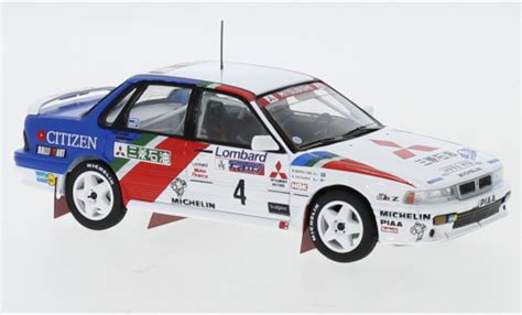 miniature mitsubishi galant 1 43 ixo vr 4 no 4 ralliart europe rac rally 1990 a vatanen b