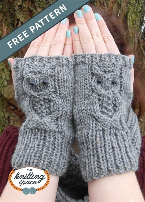 Craft These Fun Owl Inspired Knitted Fingerless Mitts In Time For The