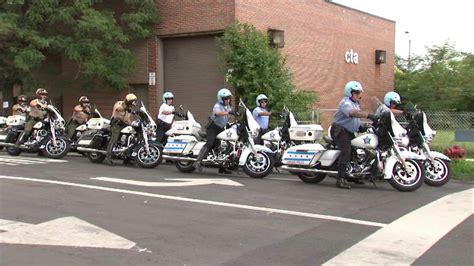 Hundreds Of Motorcycle Riders Honoring Fallen Officers During Ride To