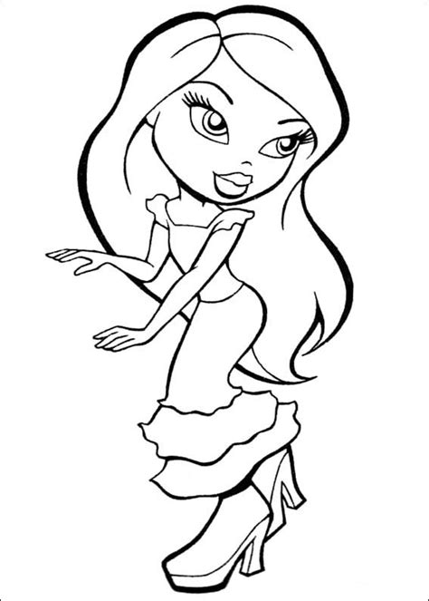Bratz Coloring Pages ~ Free Printable Coloring Pages