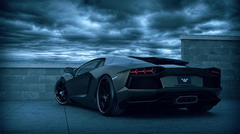 Download Lamborghini Aventador Black Wallpaper Hd Gallery