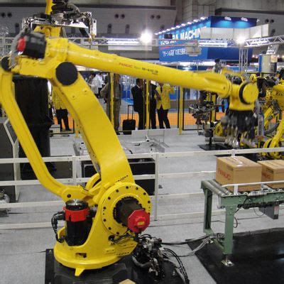 Fanuc robodrill with integrated fanuc robot and haeberle table. Robot articulé - M-410iB/140H - FANUC Europe Corporation ...