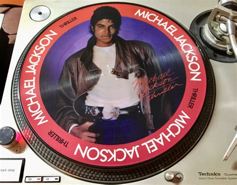 Michael Jackson Thriller Vinyl Record Album In Great Condition