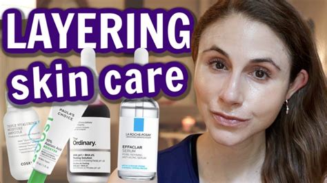 How To Layer Skin Care Products Dr Dray Dr Dray Skin Care