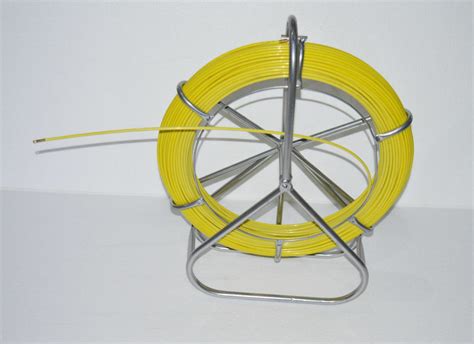 6mm 130m Fish Tape Fiberglass Wire Cable Running Rod Duct Rodder
