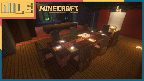 Minecraft Dining Room Table Tutorial In Seconds Youtube