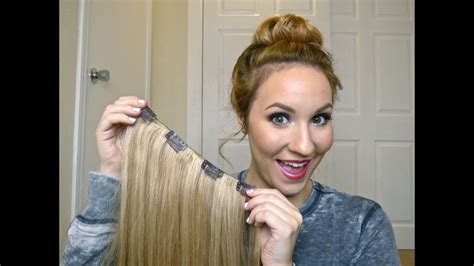 Diy How To Make Your Own Clip In Hair Extensions Youtube
