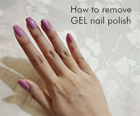 How To Remove Gel Nail Polish Without Acetone Or Going To The Salon
