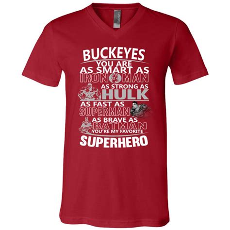 Ohio State Buckeyes Youre My Favorite Super Hero T Shirts Best Funny
