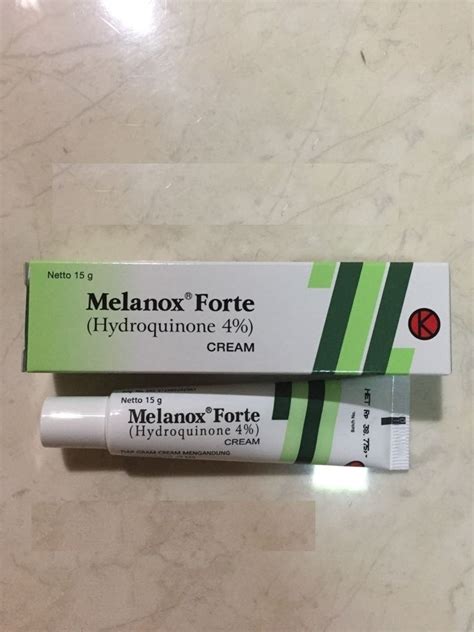 I use expigment cream with %4 hydroquinone under my eyes for freckles it is possible to cause exogenous ochronosis ?? MELANOX FORTE CREAM HYDROQUINONE 4% - Vita Care Official ...