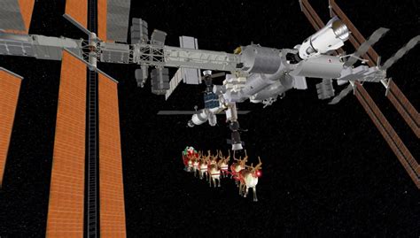 Norad Tracks Santa Claus In Cosmic Trip Of International Space Station