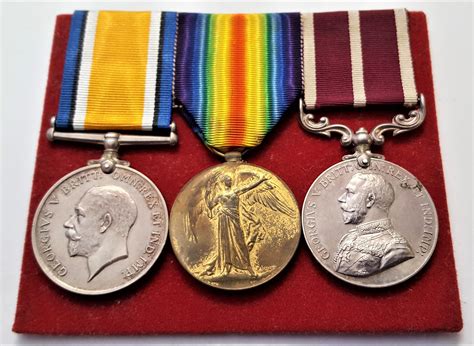 Ww1 British Army Meritorious Service Medal Group To Sapper Ernest