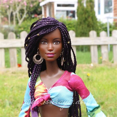 Pin By Africarbie On Africarbie Dolls Barbies Pics Black Doll Black Barbie