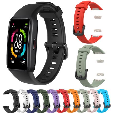 2022 Silicone Band For Huawei Band 6 Honor Band 6 Smart Bracelet