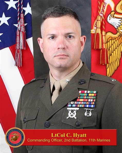 Lieutenant Colonel Caleb Hyatt 1st Marine Division Biography