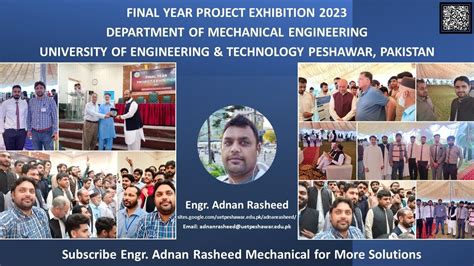 Final Year Project Exhibition 2023 Department Of Mechancial