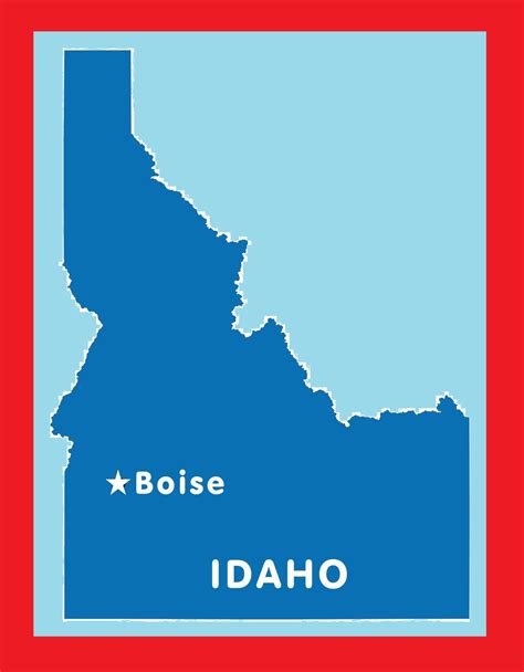 Idaho River Map Large Printable And Standard Map Whatsanswer