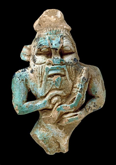 Bes Ancient Egyptian God Fighter Dancer Companion Ashmolean Museum