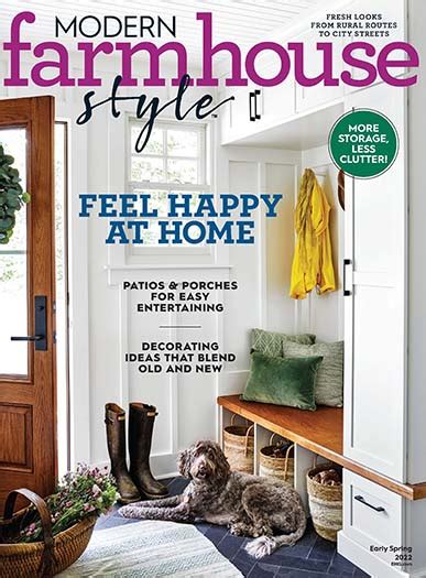 Modern Farmhouse Style Early Spring 2022 Edition Design Magazine