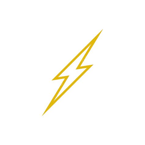 Bolt Icon Clipart Vector Bolt Icon Graphic Design Template Vector