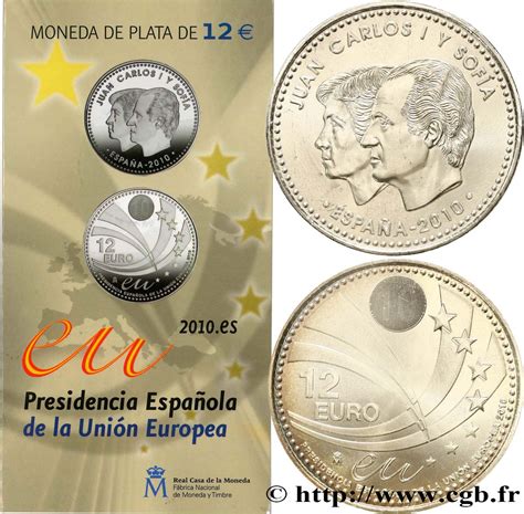 Espagne Blister 12 Euro PrÉsidence Espagnole De Lunion EuropÉenne 2010