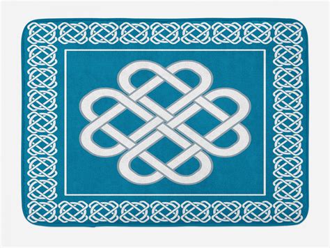 Irish Bath Mat Celtic Love Knot Good Fortune Symbol