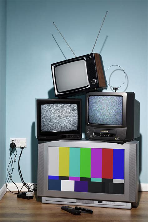 Old Televisions In The Corner Of A Room Photograph By Rtimages Pixels