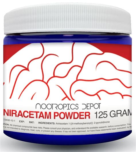 Nootropics Aniracetam Powder 125g R680 Please Contact Us To Order