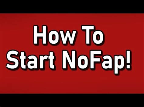 How to start no fap. How To Start NoFap | YOUR GUIDE | PMO Flatline