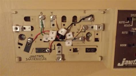 After you have removed and labeled all wires you can unscrew, remove the old thermostat wall plate and mount the new thermostat's wall plate. Need Help - Old heat pump thermostat 7 wire - to new honeywell rth6350 - DoItYourself.com ...