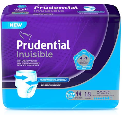 Prudential Invisible Incontinence Underwear For Men And Women Maximum