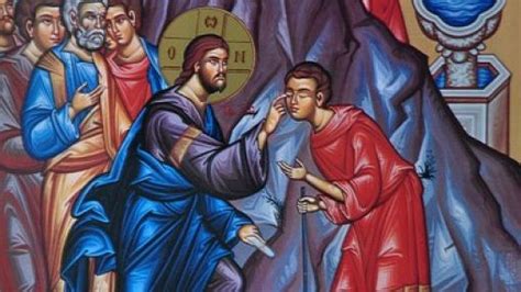 The Bible In Paintings 74 Jesus Heals A Man Born Blind