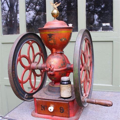 1898 Enterprise 9 Coffee Mill Cast Iron Lot 196 Antiques American
