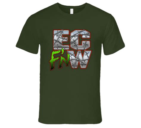 Ecw Retro Wrestling Logo T Shirt