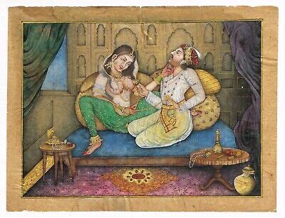 Miniature Mughal Paintings Indian Paintings Indian Art My XXX Hot Girl