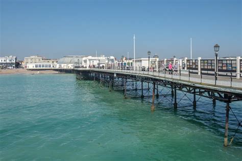 Worthing West Sussex Uk April 20 View Of Worthing Pier In W Editorial Photography Image