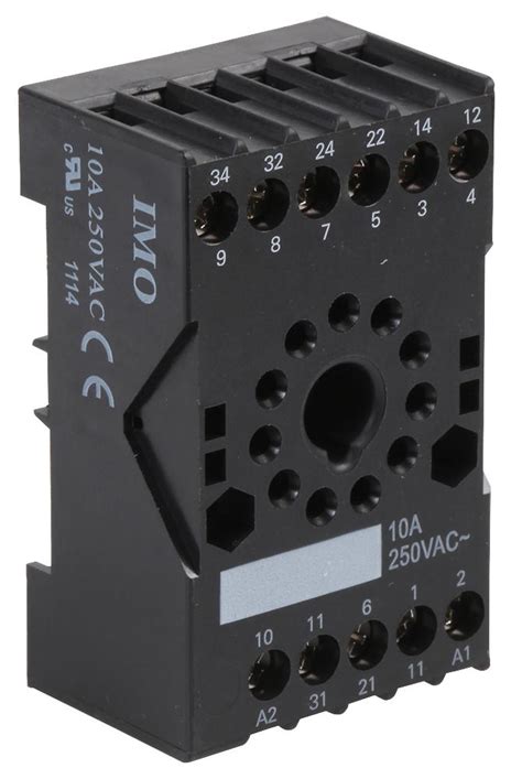 Srre11 Imo Precision Controls Relay Socket Din Rail Screw