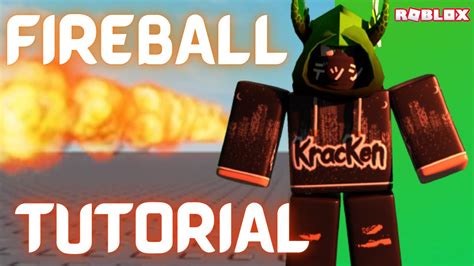How To Make A Fireball Magic Easy Version Roblox Studio Youtube