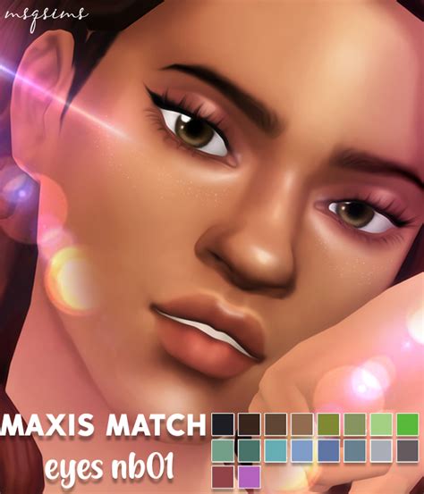 Maxis Match Eyes Nb01 At Msq Sims Sims 4 Updates