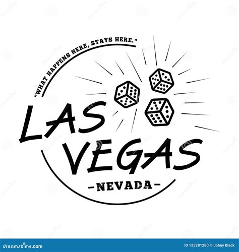 Las Vegas Logotype Las Vegas Vector And Illustration Stock Vector