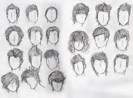 Easy, step by step anime boy face drawing tutorial. Image result for how to draw realistic boy hair step by ...