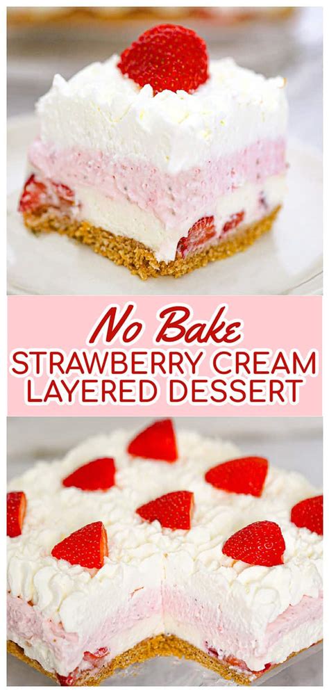 No Bake Strawberry Cheesecake Lasagna Dessert The Baking Chocolatess