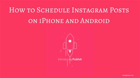 Apphi lets you schedule photo, video, story, and post them on your instagram. Schedule Instagram Posts on iPhone and Android How To