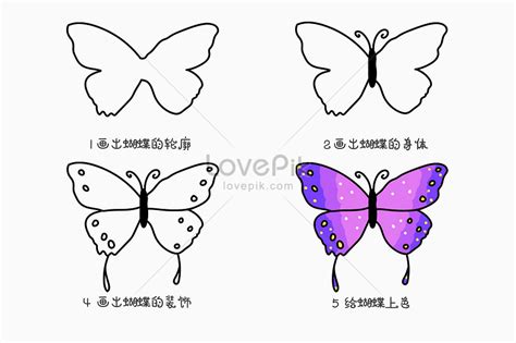 Butterfly Stick Figure Tutorial Illustration Imagepicture Free
