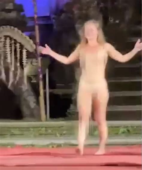 Female German Tourist Arrested After Stripping Naked And Gatecrashing Sacred Performance Inside