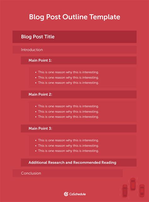 Example Of A Blog Post Outline Template Blog Writing Tips Writing