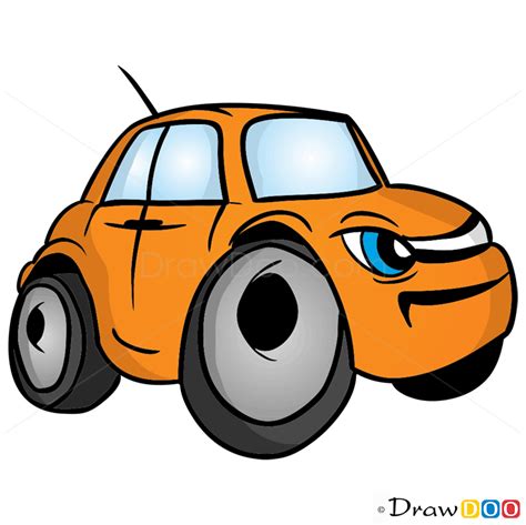 Orange Car Cartoon Clipart Best