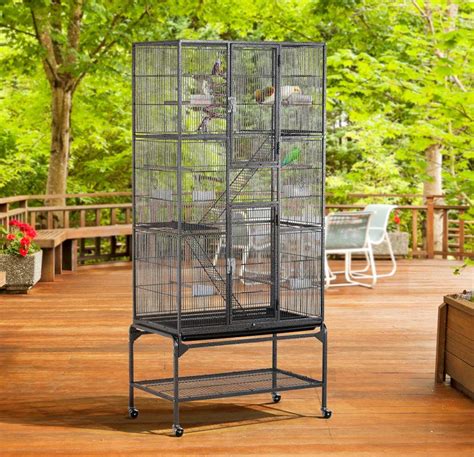 Buy Yaheetech 69In Extra Large Bird Cage Metal Parrot Cage For Mid